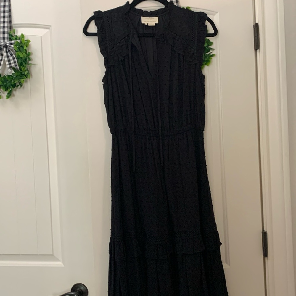 Kate Spade midi black dress